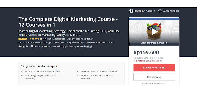 The Best Digital Marketing Course Udemy