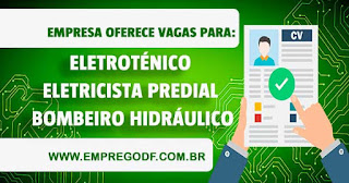 Eletrotécnico, Eletricista predial, Bombeiro hidráulico