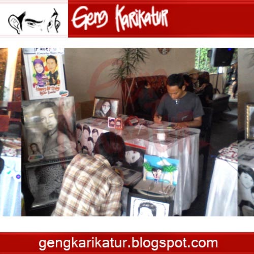 Face Karikartun PERBAN Pameran Kerajinan Bandung 2013
