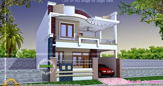 Modern Indian  home  design  Kerala home  design  and floor plans 