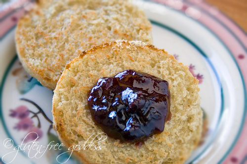 Lovely gluten free English muffins with nooks and crannies