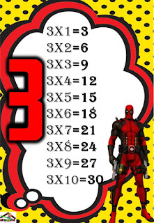 tablas de multiplicar del 3