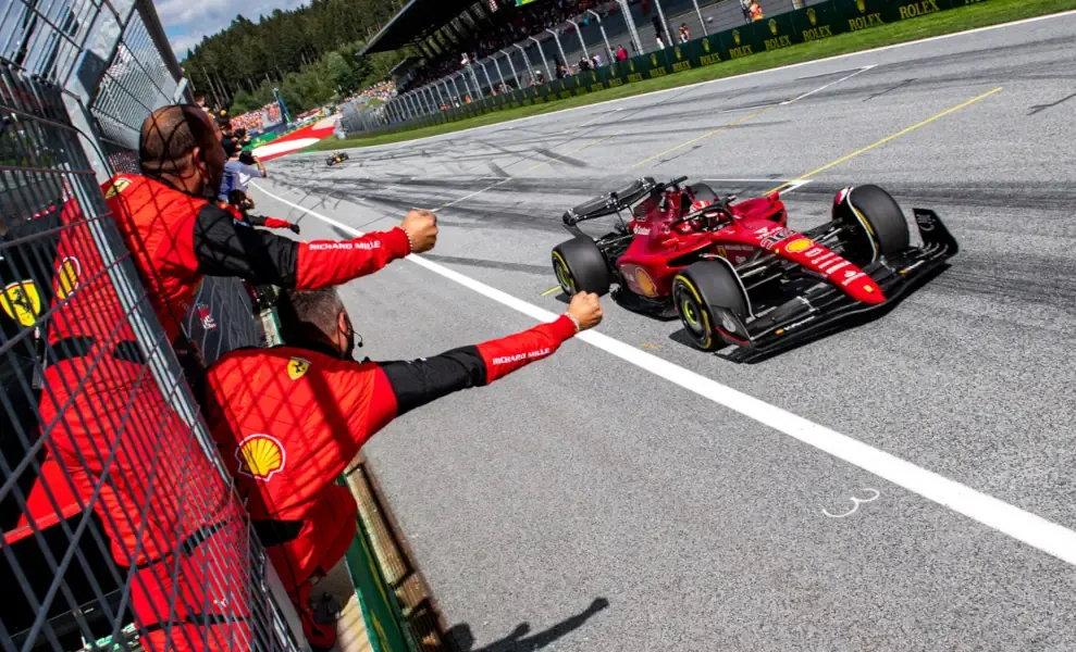 La vittoria di Leclerc in Austria