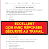 EXCELLENT QCM AVEC RÉPONSES EN SÉCURITÉ AU TRAVAIL - PDF 