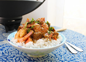 Food Lust People Love: This healthy Thai-style pumpkin and shrimp stir-fry is super quick to the table, with enormous flavor. With or without the shrimp, it’s a satisfying meal. But add the shrimp. You won’t regret it.