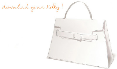 Plain Paper Bags on Plain White Paper Kelly Bag