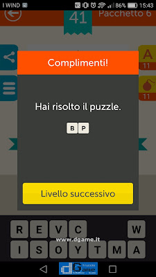 Mega Quiz soluzione pacchetto 6 livelli 41-50