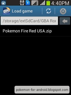  Pokemon Fire red emulator for android