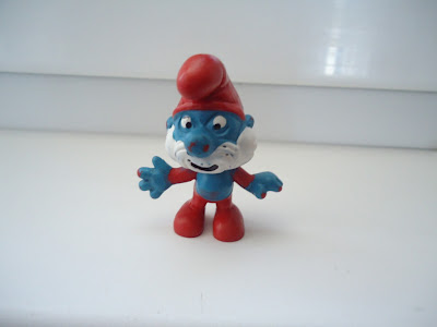 Papa Smurf Figure Peyo W.Germany C.E 2.0001 Schtroumpfe Schlumpf Puffi