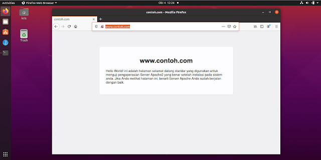 Cara Install Apache Web Server di Centos 7