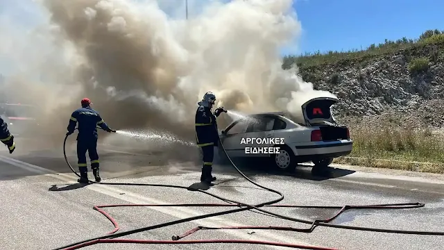 Φωτιά σε αυτοκίνητο