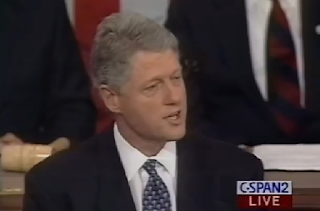 Bill Clinton Rails Against Illegal immigration in the 1995 State of the Union