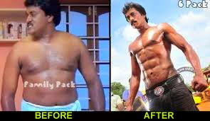 Sunil (Telugu Actor) Six Pack Body Transformation