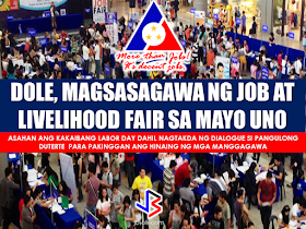 Good news to all jobseekers! DOLE announced that they are going to hold a job and business/livelihood fare this coming May 1, 2017 on the relocation areas of the National Housing Authority (NHA). More than 50 simultaneous jobs aand livelihood fares will be put up in time with the Labor Day celebration on May 1. Aside from the annual job fair, DOLE will also conduct forum and seminars that will provide services and promote entrepreneurship at the grassroots level. DOLE revealed that it is in close coordination with the NHA so that the labor department can put up a special job fair in selected relocation areas in Regions 3, 4-A and NCR. DOLE said they recognized the problem of those who are dwelling on relocation areas who find it hard to have a job access due to the location of these areas. They are far from cities and urban areas. The Department said that they will coordinate with the residence prior to the fare so that the jobs they would offer will match their interests and skills. Meanwhile, Labor Secretary Silvestre Bello III said that they will welcome any labor groups which may hold protests on labor day. He said rallies are medium that enable the government to know the sentiments of the labor groups.  This labor day will be the first since President Rodrigo Duterte took office. Sec. Bello said that this labor day will be different from the past celebrations because President Rodrigo Duterte has scheduled a dialogue between trade union and labor groups. RECOMMENDED: The Technical Education and Skills Development Authority (TESDA) has announced that it is going to give an on-site assessment to overseas Filipino workers (OFWs) who are bound for the Middle East.  Secretary Guiling "Gene" Mamondiong, TESDA Director-General said that the Onsite Assessment Program (OAP) aims to find out if the OFWs possess the competencies required in a preferred work.  Mamondiong disclosed that a delegation from TESDA will go to the Middle East to conduct the onsite assessment in coordination with the Philippine Overseas Labor Offices (POLO).  The TESDA onsite assessment is scheduled at Comsofil in Riyadh; POLO, Dubai;  ICSA, Kuwait City and Total Care International in Jeddah. OFWs who are interested in the onsite assessment may visit the POLO in the scheduled areas. Jeddah and Dubai have already submitted a list of assessment candidates, Mamondiong said.  Workers may take the assessment in the following qualifications:   Riyadh:  Technical Drafting NC II;  Visual Graphics Design NC II  and Computer Systems Servicing NC II for    Dubai:  Technical Drafting NC II,  Visual Graphics Design NC III,  Massage Therapy NC II and Caregiving NC II.   Kuwait: Technical Drafting NC II  Visual Graphics Design NC III  Computer Systems Servicing NC II.   Jeddah:  Massage Therapy NC II   Caregiving NC II. The TESDA onsite assessment is scheduled at Comsofil in Riyadh; POLO, Dubai;  ICSA, Kuwait City  and Total Care International in Jeddah.   Poor PGH Patients to Benefit From P100Million Funds From President Rodrigo Duterte Known to be a President with a soft spot for the  poor and those who are in the lace of society, President Rodrigo Duterte has once again proved it when he allocated P100 million to fund the hospitalization of the poor patients at the state-owned Philippine General Hospital (PGH). The President turned over the check to PGH Director Dr. Gerardo Legaspi during a meeting in Malacañang on March 7, 2017.   In a statement released by Radio Television  Network Malacañang, it says that the said fund will be allocated for the underprivileged patients who cannot afford medical procedures and treatments.      The President has shown his soft spot for the poor after giving P2 billion from PAGCOR, to  the Department of Health  to be used for   the free medical assistance to the public.  Present during the meeting with the President were PGH Director Gerardo Legazpi,  Dr. Ireneo Quiron of the PGH Fiscal Services, Deputy Executive Secretary for Finance and Administration Rizalina Justol, and Special Assistant to the President (SAP) Christopher ‘Bong’ Go.  Recommended:   The President assures that he will bring 250 stranded OFWs from Saudi Arabia with him when he returned to the Philippines after a series of visit in the Middle East. During his speech in Davao before his departure, he said that God-willing, he will bring some OFWs in death row with him when he return to the country. During his speech in front of the Filipino Community in Riyadh , Saudi Arabia, President Duterte said that he will be bringing home the first batch of 250 OFWs who had been stranded in Saudi Arabia for a very long time, and they will continue to do it. "We are arranging for the transportation of 250 OFWs who hopefully be back to the Philippines in time for the return of President Rodrigo Duterte.., " DOLE Secretary Silvestre Bello III said. Secretary Bello also added that since the announcement of the Saudi Crown Prince Deputy Prime Minister and the Minister of Interior Prince Mohammed bin Naif Al Saud about the amnesty program for expats, DOLE has already sent an augmentation team to assist the OFWs to comply with the requirements for the amnesty and a lot of them have already availed it. According to Secretary Bello, they are also working on the unpaid claims of the OFWs and they are only validating it in order to establish their claims. If they are all been verified, OWWA will be paying their money claims in advance. President Duterte will also be visiting Bahrain and Qatar after his visit to Saudi Arabia and is expected to be back in the Philippines on April 17. Recommended: "They've been given the clearance. I will fly them home. When I return, I'll be bringing some of them home, " he said during a pre-departure press briefing in Davao City. Reports saying that the Embassy officials in Saudi Arabia have been acting slow with regards to helping stranded and runaway OFWs are not entirely correct according to Philippine Consul General Iric Arribas. He also said that the Philippine Embassy in Riyadh and the philippine Consulate in Jeddah are both providing the OFWs all the help they need which includes repatriation as well. 700 OFWs have been in jails in Saudi Arabia for various charges because there are no assistance coming from the Embassy officials, according to the reports from various OFW advocates. The OFWs are the reason why President Rodrigo Duterte is pushing through with the campaign on illegal drugs, acknowledging their hardships and sacrifices. He said that as he visit the countries where there are OFWs, he has heard sad stories about them: sexually abused Filipinas,domestic helpers being forced to work on a number of employers. "I have been to many places. I have been to the Middle East. You know, the husband is working in one place, the wife in another country. The so many sad stories I hear about our women being raped, abused sexually," The President said. About Filipino domestic helpers, he said: "If you are working on a family and the employer's sibling doesn't have a helper, you will also work for them. And if in a compound,the son-in-law of the employer is also living in there, you will also work for him.So, they would finish their work on sunrise." He even refer to the OFWs being similar to the African slaves because of the situation that they have been into for the sake of their families back home. Citing instances that some of them, out of deep despair, resorted to ending their own lives. The President also said that he finds it heartbreaking to know that after all the sacrifices of the OFWs working abroad for the future of their families they would come home just to learn that their children has been into illegal drugs. "I made no bones about my hatred. I said, 'If you do drugs in my city, if you destroy our daughters and sons, I'll just have to kill you.' I repeated the same warning when i became president," he said. Critics of the so-called violent war on drugs under President Duterte's administration includes local and international human rights groups, linking the campaign on thousands of drug-related killings. Police figures show that legitimate police operations have led to over 2,600 deaths of individuals involved in drugs since the war on drugs began. However, the war on drugs has been evident that the extent of drug menace should be taken seriously. The drug personalities includes high ranking officials and they thrive in the expense of our own children,if not being into drugs, being victimized by drug related crimes. The campaign on illegal drugs has somehow made a statement among the drug pushers and addicts. If the common citizen fear walking on the streets at night worrying about the drug addicts lurking in the dark, now they can walk peacefully while the drug addicts hide in fear that the police authorities might get them. Source:GMA {INSERT ALL PARAGRAPHS HERE {EMBED 3 FB PAGES POST FROM JBSOLIS/THOUGHTSKOTO/PEBA HERE OR INSERT 3 LINKS} ©2017 THOUGHTSKOTO www.jbsolis.com SEARCH JBSOLIS The OFWs are the reason why President Rodrigo Duterte is pushing through with the campaign on illegal drugs, acknowledging their hardships and sacrifices. He said that as he visit the countries where there are OFWs, he has heard sad stories about them: sexually abused Filipinas,domestic helpers being forced to work on a number of employers. ©2017 THOUGHTSKOTO www.jbsolis.com SEARCH JBSOLIS  "They've been given the clearance. I will fly them home. When I return, I'll be bringing some of them home, " he said during a pre-departure press briefing in Davao City. The President assures that he will bring 250 stranded OFWs from Saudi Arabia with him when he returned to the Philippines after a series of visit in the Middle East. During his speech in Davao before his departure, he said that God-willing, he will bring some OFWs in death row with him when he return to the country. During his speech in front of the Filipino Community in Riyadh , Saudi Arabia, President Duterte said that he will be bringing home the first batch of 250 OFWs who had been stranded in Saudi Arabia for a very long time, and they will continue to do it. "We are arranging for the transportation of 250 OFWs who hopefully be back to the Philippines in time for the return of President Rodrigo Duterte.., " DOLE Secretary Silvestre Bello III said. Secretary Bello also added that since the announcement of the Saudi Crown Prince Deputy Prime Minister and the Minister of Interior Prince Mohammed bin Naif Al Saud about the amnesty program for expats, DOLE has already sent an augmentation team to assist the OFWs to comply with the requirements for the amnesty and a lot of them have already availed it. According to Secretary Bello, they are also working on the unpaid claims of the OFWs and they are only validating it in order to establish their claims. If they are all been verified, OWWA will be paying their money claims in advance. President Duterte will also be visiting Bahrain and Qatar after his visit to Saudi Arabia and is expected to be back in the Philippines on April 17. Recommended: "They've been given the clearance. I will fly them home. When I return, I'll be bringing some of them home, " he said during a pre-departure press briefing in Davao City. Reports saying that the Embassy officials in Saudi Arabia have been acting slow with regards to helping stranded and runaway OFWs are not entirely correct according to Philippine Consul General Iric Arribas. He also said that the Philippine Embassy in Riyadh and the philippine Consulate in Jeddah are both providing the OFWs all the help they need which includes repatriation as well. 700 OFWs have been in jails in Saudi Arabia for various charges because there are no assistance coming from the Embassy officials, according to the reports from various OFW advocates. The OFWs are the reason why President Rodrigo Duterte is pushing through with the campaign on illegal drugs, acknowledging their hardships and sacrifices. He said that as he visit the countries where there are OFWs, he has heard sad stories about them: sexually abused Filipinas,domestic helpers being forced to work on a number of employers. "I have been to many places. I have been to the Middle East. You know, the husband is working in one place, the wife in another country. The so many sad stories I hear about our women being raped, abused sexually," The President said. About Filipino domestic helpers, he said: "If you are working on a family and the employer's sibling doesn't have a helper, you will also work for them. And if in a compound,the son-in-law of the employer is also living in there, you will also work for him.So, they would finish their work on sunrise." He even refer to the OFWs being similar to the African slaves because of the situation that they have been into for the sake of their families back home. Citing instances that some of them, out of deep despair, resorted to ending their own lives. The President also said that he finds it heartbreaking to know that after all the sacrifices of the OFWs working abroad for the future of their families they would come home just to learn that their children has been into illegal drugs. "I made no bones about my hatred. I said, 'If you do drugs in my city, if you destroy our daughters and sons, I'll just have to kill you.' I repeated the same warning when i became president," he said. Critics of the so-called violent war on drugs under President Duterte's administration includes local and international human rights groups, linking the campaign on thousands of drug-related killings. Police figures show that legitimate police operations have led to over 2,600 deaths of individuals involved in drugs since the war on drugs began. However, the war on drugs has been evident that the extent of drug menace should be taken seriously. The drug personalities includes high ranking officials and they thrive in the expense of our own children,if not being into drugs, being victimized by drug related crimes. The campaign on illegal drugs has somehow made a statement among the drug pushers and addicts. If the common citizen fear walking on the streets at night worrying about the drug addicts lurking in the dark, now they can walk peacefully while the drug addicts hide in fear that the police authorities might get them. Source:GMA {INSERT ALL PARAGRAPHS HERE {EMBED 3 FB PAGES POST FROM JBSOLIS/THOUGHTSKOTO/PEBA HERE OR INSERT 3 LINKS} ©2017 THOUGHTSKOTO www.jbsolis.com SEARCH JBSOLIS The OFWs are the reason why President Rodrigo Duterte is pushing through with the campaign on illegal drugs, acknowledging their hardships and sacrifices. He said that as he visit the countries where there are OFWs, he has heard sad stories about them: sexually abused Filipinas,domestic helpers being forced to work on a number of employers. ©2017 THOUGHTSKOTO www.jbsolis.com SEARCH JBSOLIS  Reports saying that the Embassy officials in Saudi Arabia have been acting slow with regards to helping stranded and runaway OFWs are not entirely correct according to Philippine Consul General Iric Arribas.  He also said that the Philippine Embassy in Riyadh and  the philippine Consulate in Jeddah are both providing the OFWs all the help they need which includes repatriation as well.   700 OFWs have been in jails in Saudi Arabia for various charges because there are no assistance coming from the Embassy officials, according to the reports from various OFW advocates.     The OFWs are the reason why President Rodrigo Duterte is pushing through with the campaign on illegal drugs, acknowledging their hardships and sacrifices. He said that as he visit the countries where there are OFWs, he has heard sad stories about them: sexually abused Filipinas,domestic helpers being forced to work on a number of employers. "I have been to many places. I have been to the Middle East. You know, the husband is working in one place, the wife in another country. The so many sad stories I hear about our women being raped, abused sexually," The President said. About Filipino domestic helpers, he said: "If you are working on a family and the employer's sibling doesn't have a helper, you will also work for them. And if in a compound,the son-in-law of the employer is also living in there, you will also work for him.So, they would finish their work on sunrise." He even refer to the OFWs being similar to the African slaves because of the situation that they have been into for the sake of their families back home. Citing instances that some of them, out of deep despair, resorted to ending their own lives. The President also said that he finds it heartbreaking to know that after all the sacrifices of the OFWs working abroad for the future of their families they would come home just to learn that their children has been into illegal drugs. "I made no bones about my hatred. I said, 'If you do drugs in my city, if you destroy our daughters and sons, I'll just have to kill you.' I repeated the same warning when i became president," he said. Critics of the so-called violent war on drugs under President Duterte's administration includes local and international human rights groups, linking the campaign on thousands of drug-related killings. Police figures show that legitimate police operations have led to over 2,600 deaths of individuals involved in drugs since the war on drugs began. However, the war on drugs has been evident that the extent of drug menace should be taken seriously. The drug personalities includes high ranking officials and they thrive in the expense of our own children,if not being into drugs, being victimized by drug related crimes. The campaign on illegal drugs has somehow made a statement among the drug pushers and addicts. If the common citizen fear walking on the streets at night worrying about the drug addicts lurking in the dark, now they can walk peacefully while the drug addicts hide in fear that the police authorities might get them. Source:GMA {INSERT ALL PARAGRAPHS HERE {EMBED 3 FB PAGES POST FROM JBSOLIS/THOUGHTSKOTO/PEBA HERE OR INSERT 3 LINKS} ©2017 THOUGHTSKOTO www.jbsolis.com SEARCH JBSOLIS  The OFWs are the reason why President Rodrigo Duterte is pushing through with the campaign on illegal drugs, acknowledging their hardships and sacrifices.  He said that as he visit the countries where there are OFWs, he has heard sad stories about them: sexually abused Filipinas,domestic helpers being forced to work on a number of employers   ©2017 THOUGHTSKOTO  www.jbsolis.com  SEARCH JBSOLIS    ©2017 THOUGHTSKOTO www.jbsolis.com SEARCH JBSOLIS