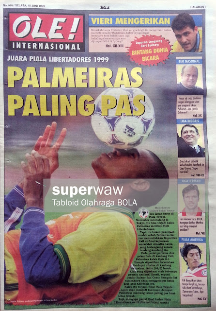 OLE! INTERNASIONAL: PALMEIRAS PALING PAS