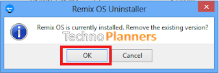 Remix OS Beta: How to Uninstall