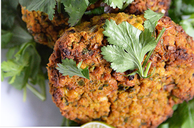 Natively constructed veggie burgers #food