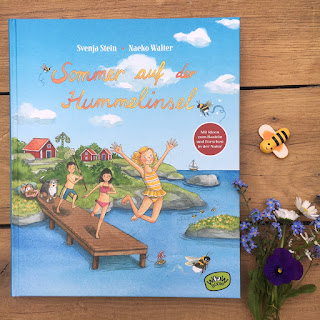 Titel: "Sommer auf der Hummelinsel" Autor: Svenja Stein Illustrationen: Naeko Walter Verlag: Woow Books