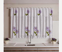 Why are stripped curtains called as ideal modern kitchen curtains