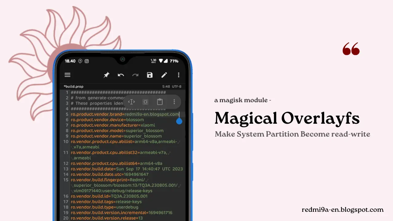 Magical Overlayfs Make System Partition Become read-write 