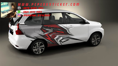 Model Harga Cutting Sticker Mobil Avanza Full Body Keren