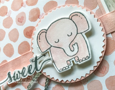 Sweet Baby Elephant Card - buy Stampin' Up! UK here