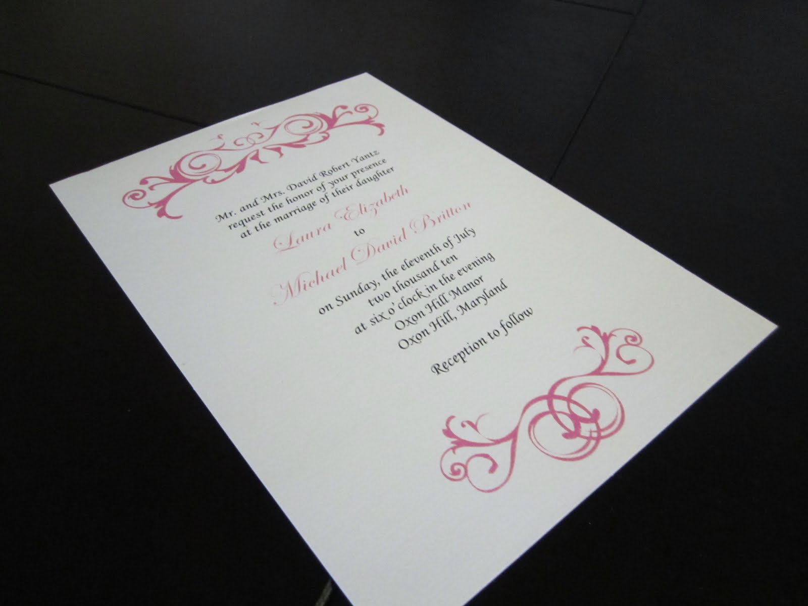 diy wedding invitations