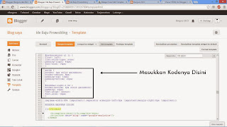 Belajar Cara Edit Template Blogger Keren Gambar 3