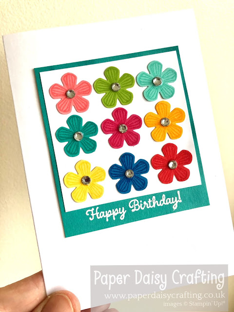 Small bloom punch Stampin Up Thoughtful Blooms