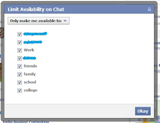 Limit Availability on Facebook Chat