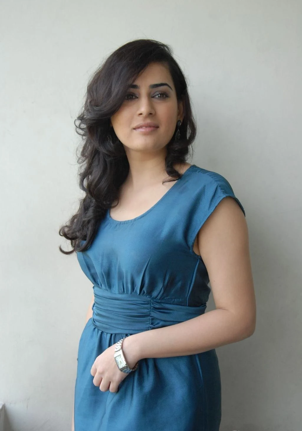 Archana Photo Shoot Stills In Blue Dress