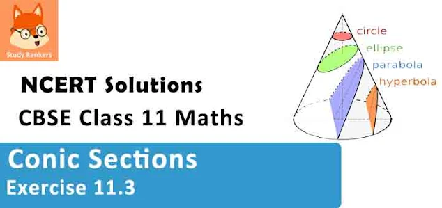 Class 11 Maths NCERT Solutions for Chapter 11 Conic Sections Exercise 11.3