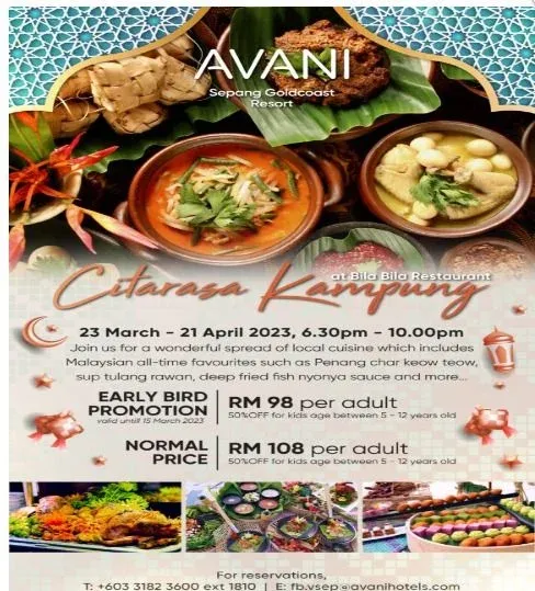 Avani Sepang Goldcoast Resort buffet ramadhan