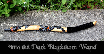 Into the Dark Blackthorn Wand from Moonscrafts )0(