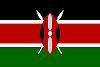 Logo Gambar Bendera Negara Kenya PNG JPG ukuran 100 px