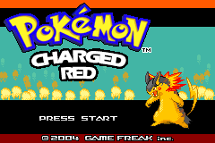 Pokemon Charged Red Cover