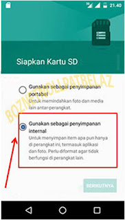 Cara membuat microSD menjadi penyimpanan internal di android 6 lolipop