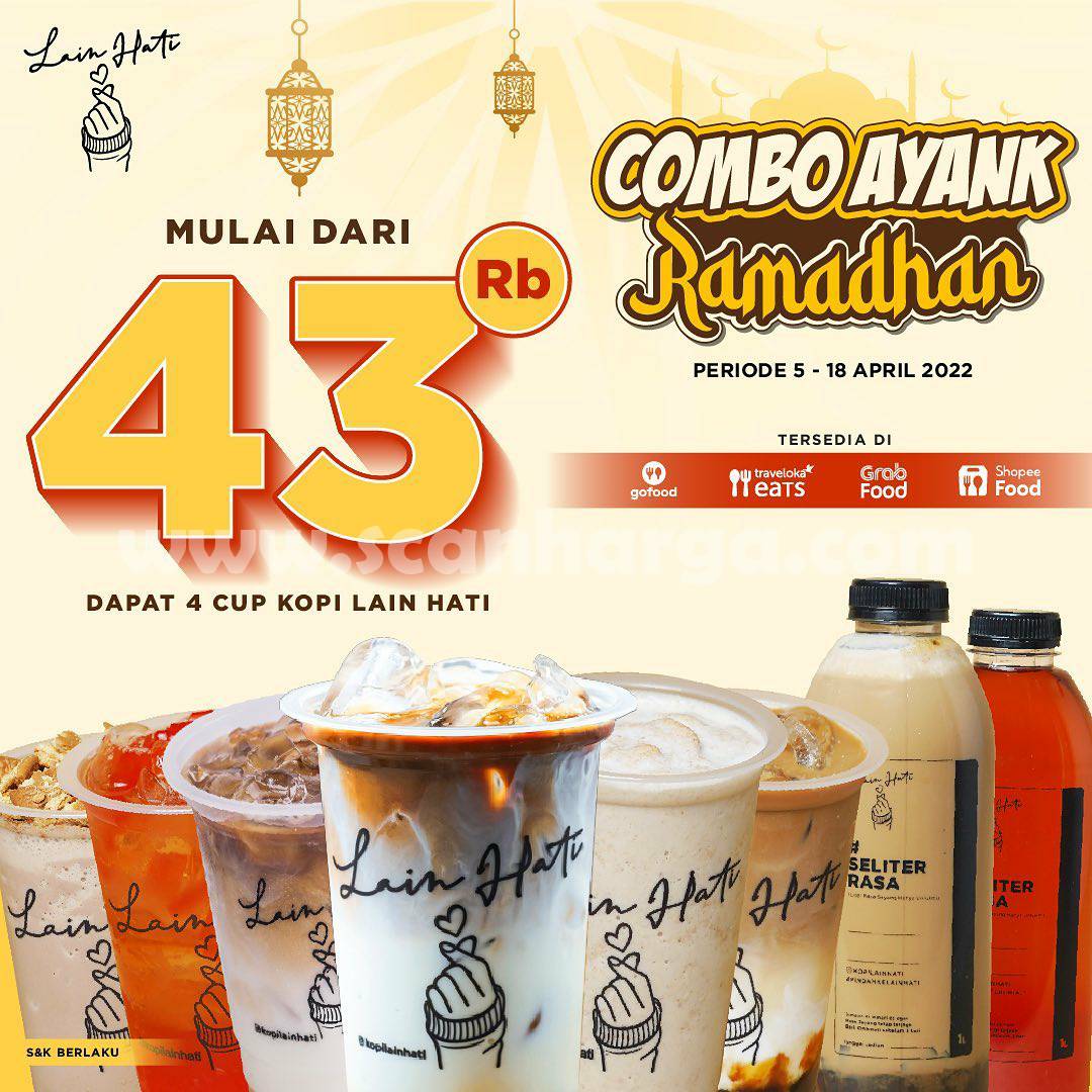 KOPI LAIN HATI Promo COMBO AYANK RAMADHAN harga mulai 43rb*