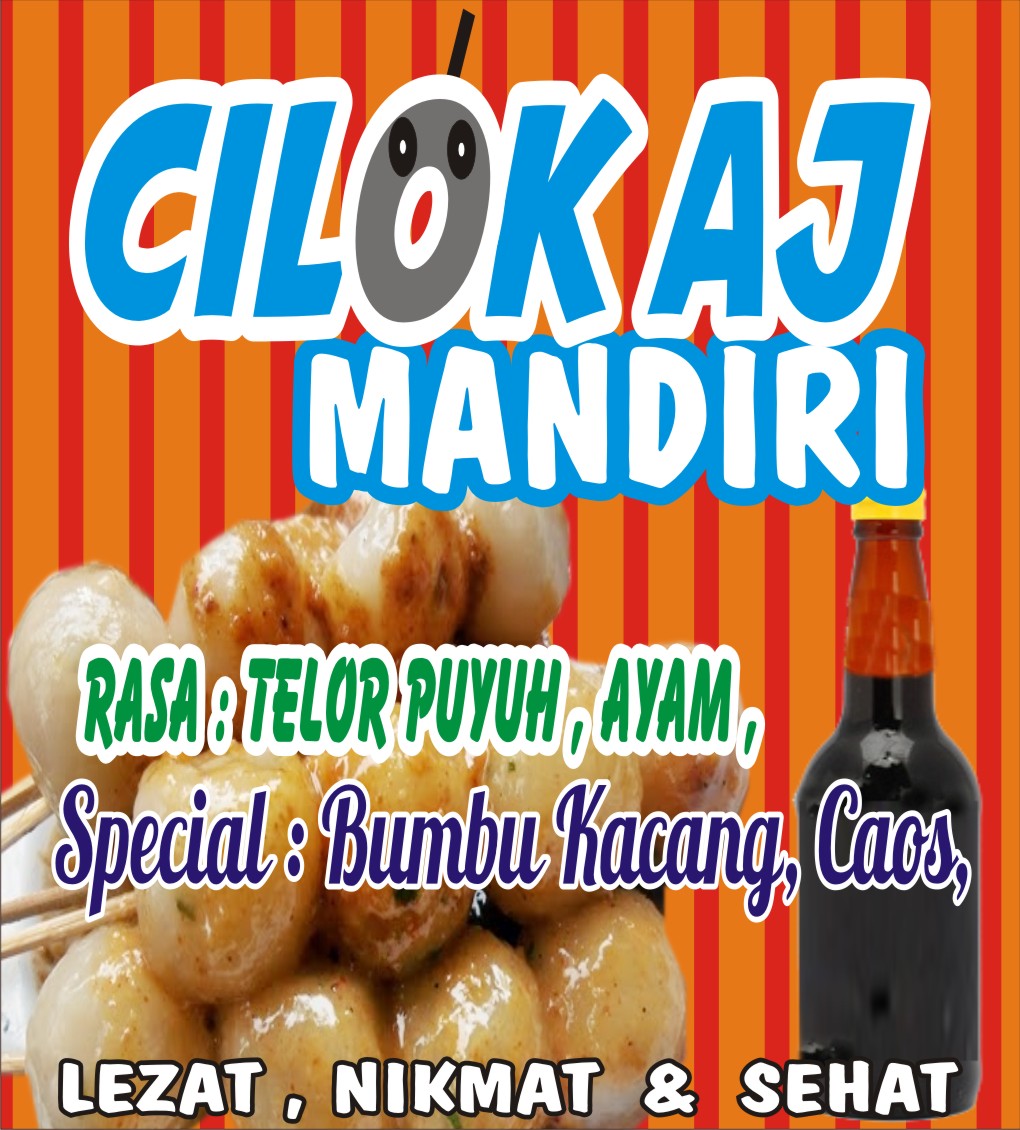 Contoh Spanduk  Cilok  KARYAKU