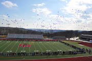 New Richmond High School students released 650 purple balloons in a memorial . (dsc )