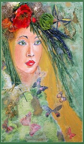Encaustic Wax Collage