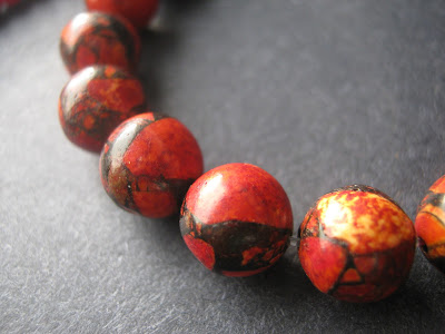 Black and Red Mystery Beads