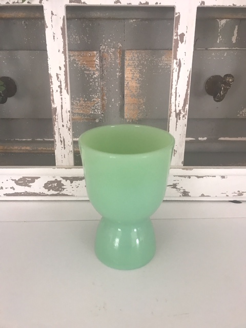 vintage jadeite egg cup