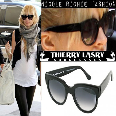 Nicole Richie appears everywhere with her Thierry Lasry sunglasses