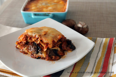 Mushroom Fettuccine Bake - Easy Life Meal & Party Planning