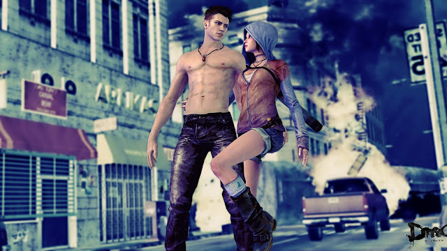 DmC Devil May Cry 5 Boy with Girl HD Wallpaper