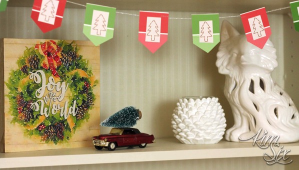 Christmas sign and fox
