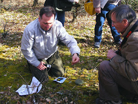 Forest Technician Franck Masse leads a moss outing, Vienne. France. Photographed by Susan Walter. Tour the Loire Valley with a classic car and a private guide.