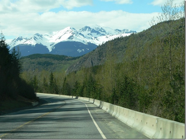 Travelling through the mountain valleys.