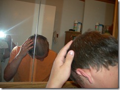 Cody haircutting